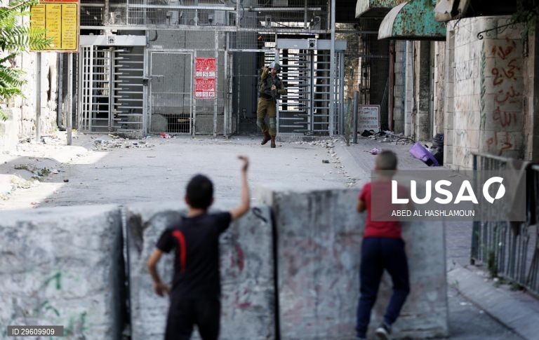 Protestos contra os colonatos em Hebron