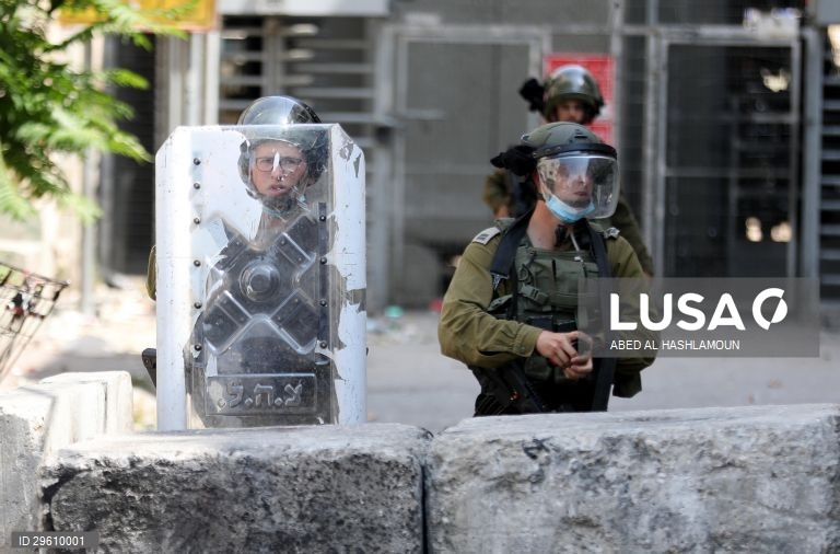 Protestos contra os colonatos em Hebron