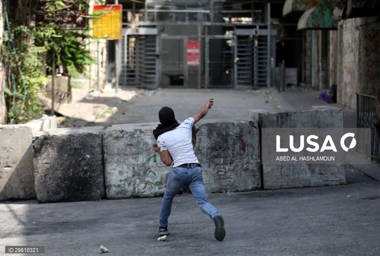 Protestos contra os colonatos em Hebron