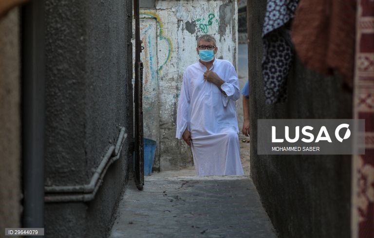 Covid-19: testes em Beit Hanoun