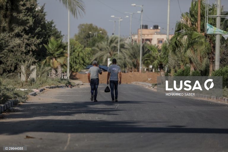 Covid-19: testes em Beit Hanoun