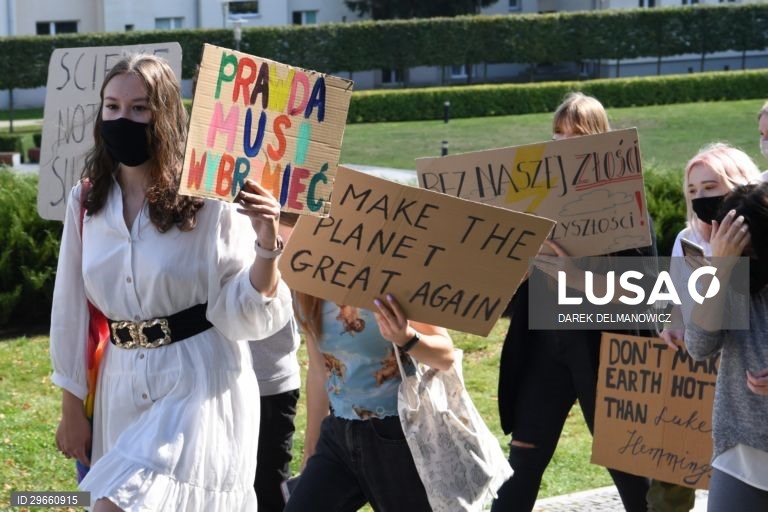 Manifestação Climática Global na Polónia
