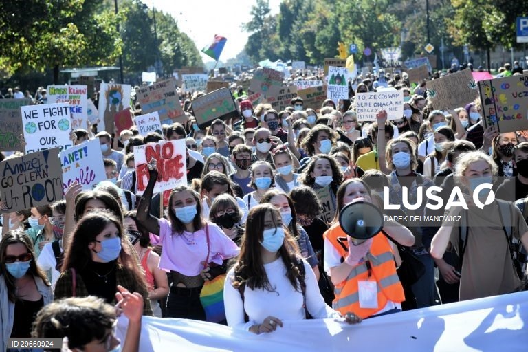 Manifestação Climática Global na Polónia