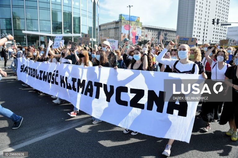 Manifestação Climática Global na Polónia