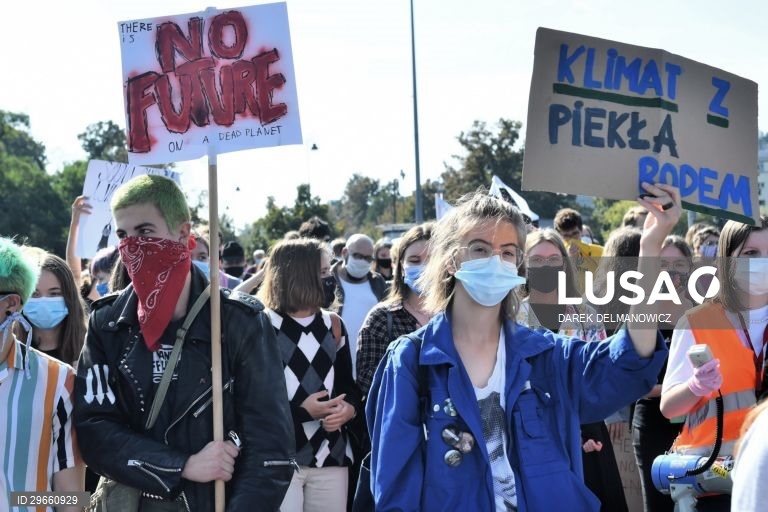 Manifestação Climática Global na Polónia