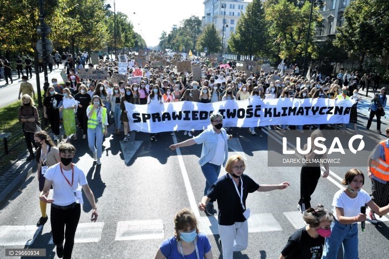 Manifestação Climática Global na Polónia