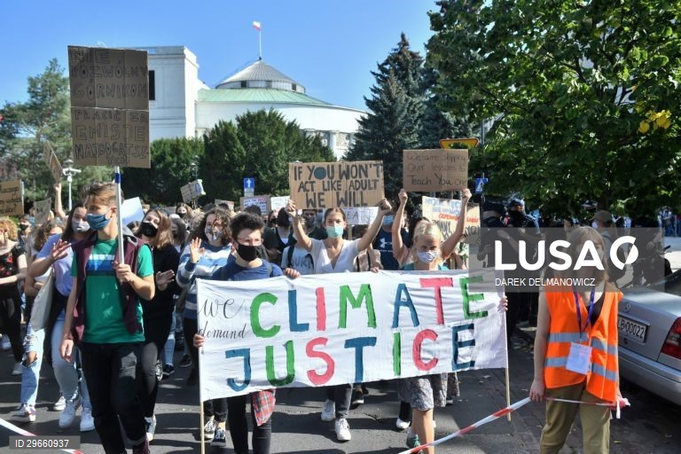 Manifestação Climática Global na Polónia