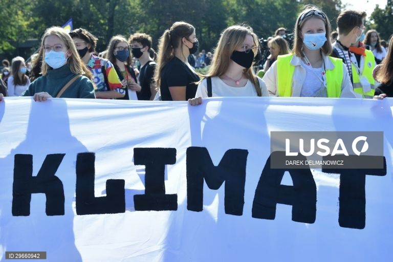 Manifestação Climática Global na Polónia