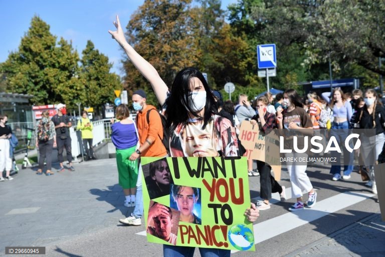 Manifestação Climática Global na Polónia