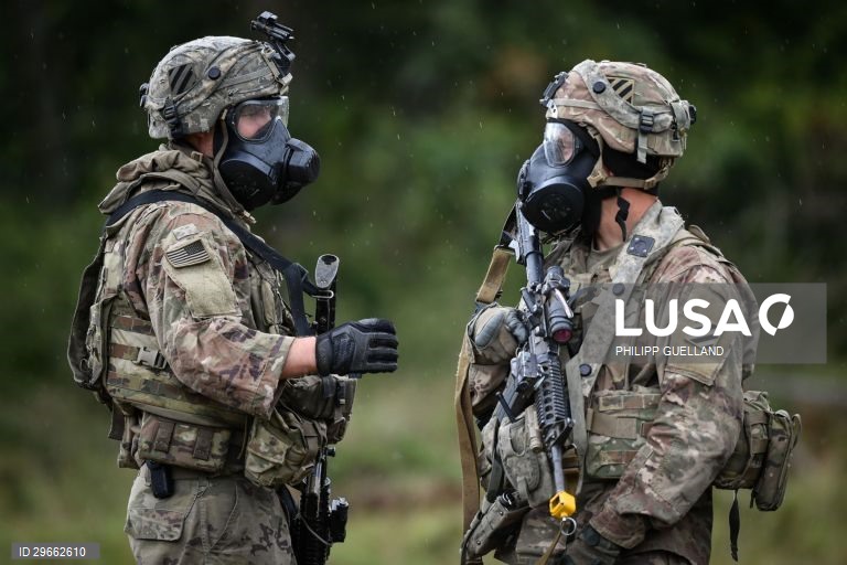 Exercício militar na Alemanha