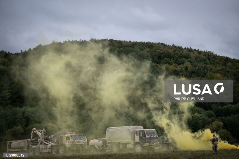 Exercício militar na Alemanha