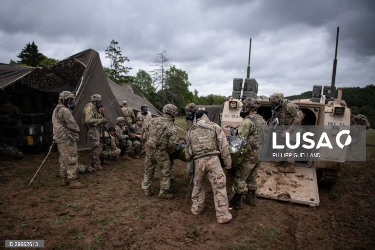 Exercício militar na Alemanha