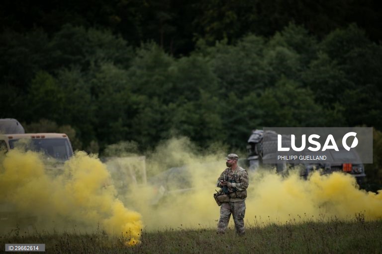 Exercício militar na Alemanha