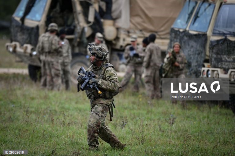 Exercício militar na Alemanha