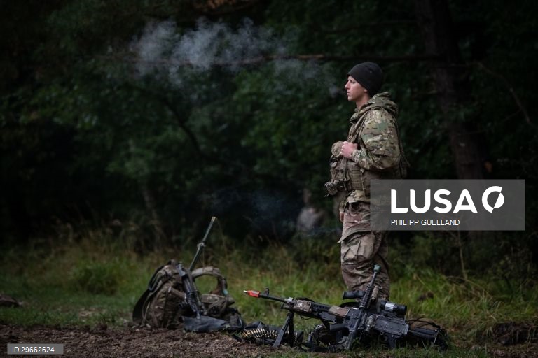 Exercício militar na Alemanha