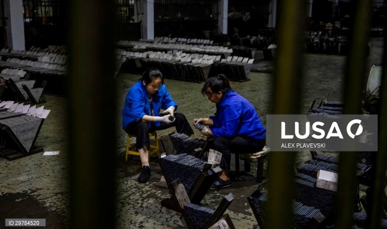 China: Fábrica de aço de Tiangong