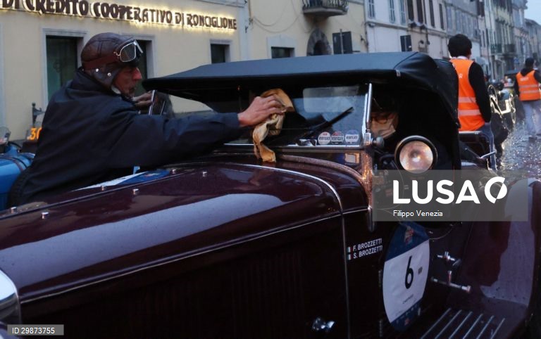 Mille Miglia vintage car rally