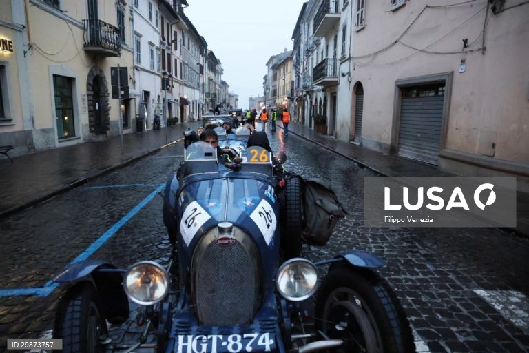 Mille Miglia vintage car rally