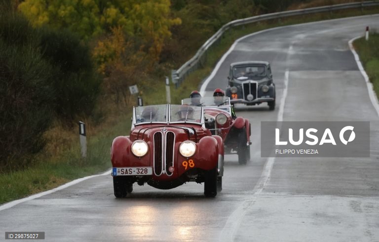 Mille Miglia vintage car rally