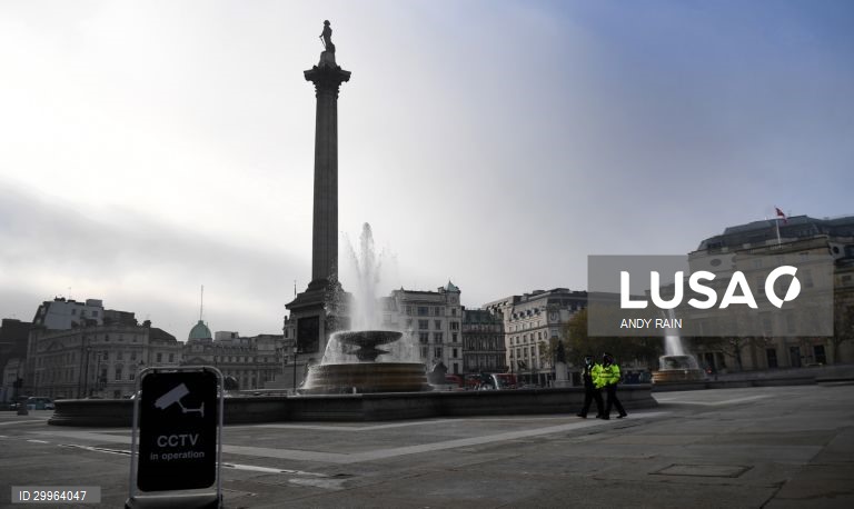 Primeiro dia do confinamento no Reino Unido