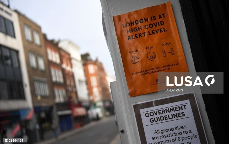 Primeiro dia do confinamento no Reino Unido