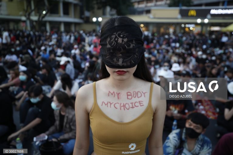 Protesto antigovernamental em Banguecoque