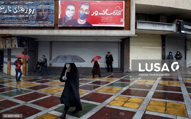 Covid-19: Novo confinamento no Irão