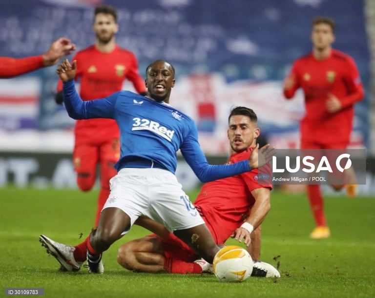 Liga Europa: Glasgow Rangers vs Benfica