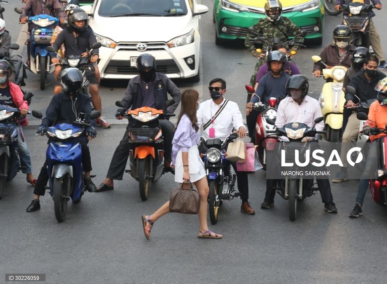 Tailândia: Poluição do ar em Banguecoque