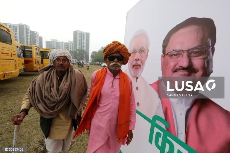 Índia: Reunião de agricultores em Bhopal para discutir as novas leis agrícolas