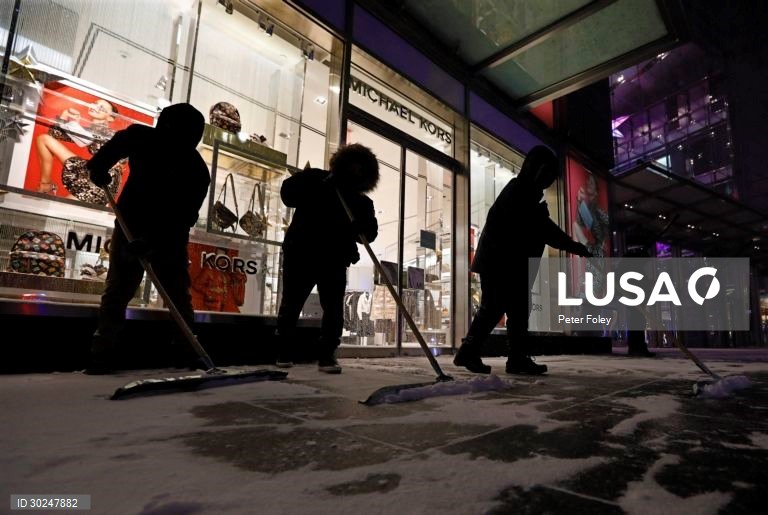 Tempestade de neve esperada para Nova Iorque