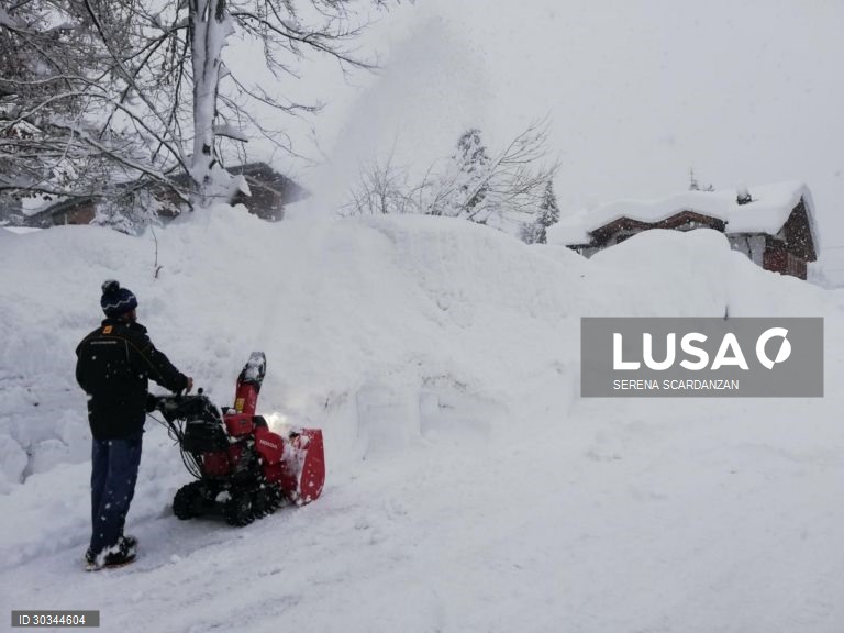 Mau tempo em Itália. 