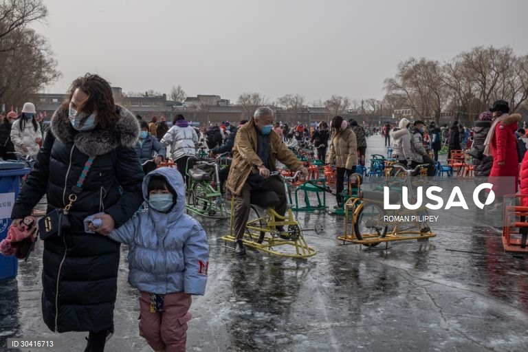 Quotidiano em Pequim durante a pandemia da covid-19