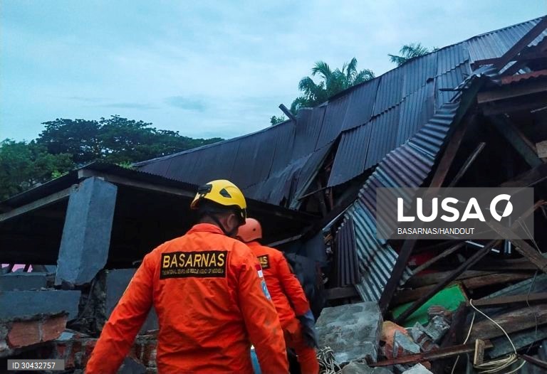 Um sismo de magnitude 6,2 atingiu a ilha de Sulawesi