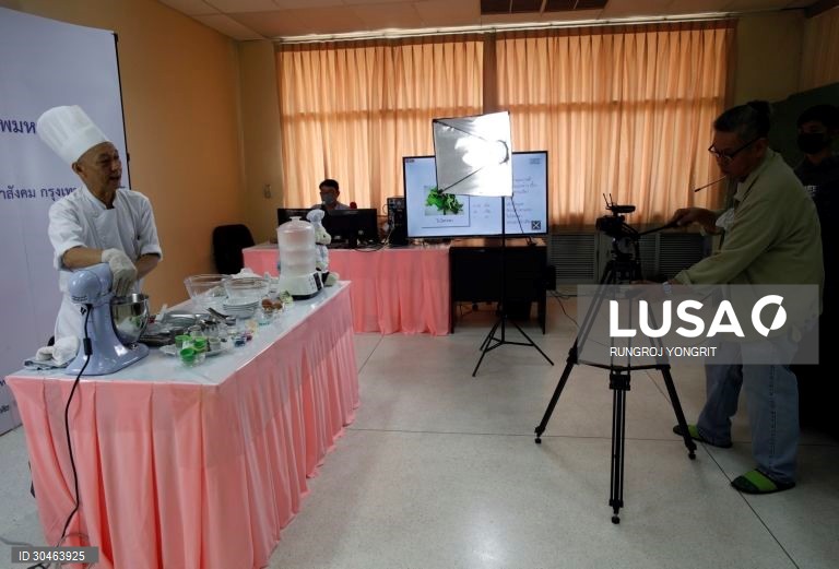 Cursos de formação profissional online para desempregados afectados pela pandemia da covid-19 na Tailândia