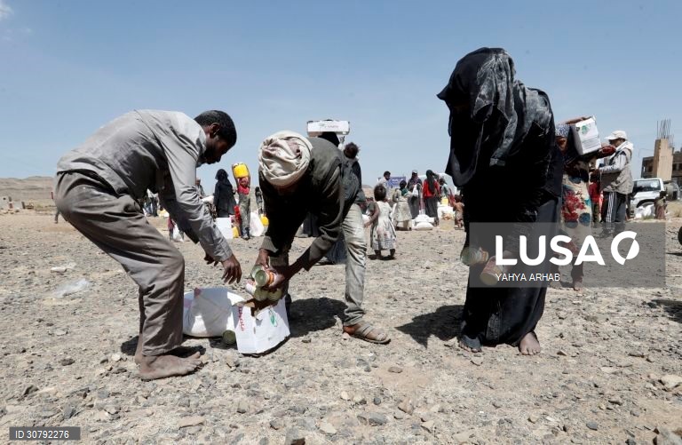 Iémen: Distribuição de ajuda alimentar