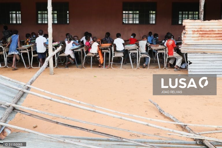 Moçambique: Escola primária Mahate em Pemba, Cabo Delgado