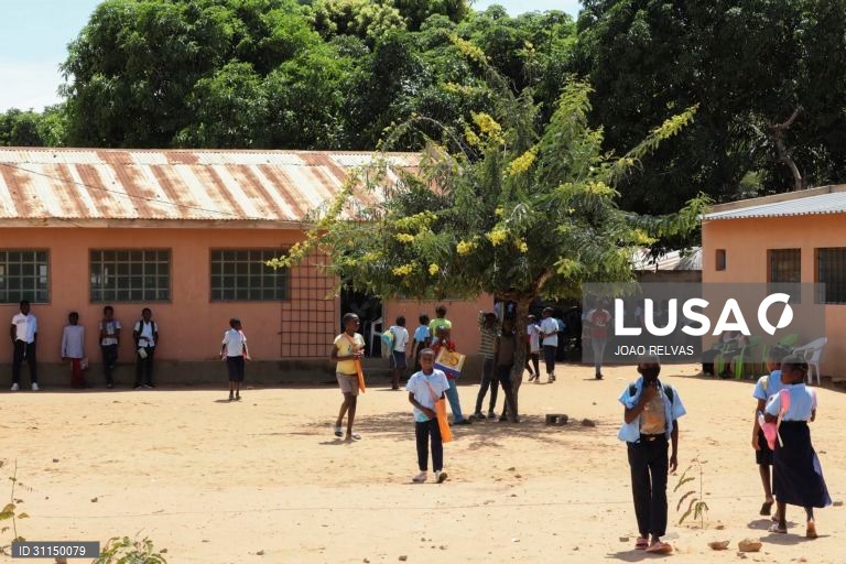 Moçambique: Escola primária Mahate em Pemba, Cabo Delgado