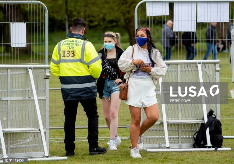 Festival piloto covid-19 em Liverpool