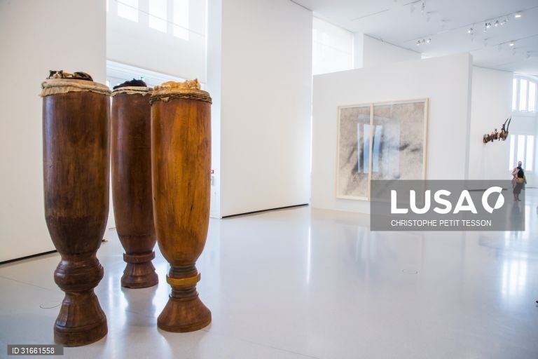 França: Exposição de arte contemporânea em Paris