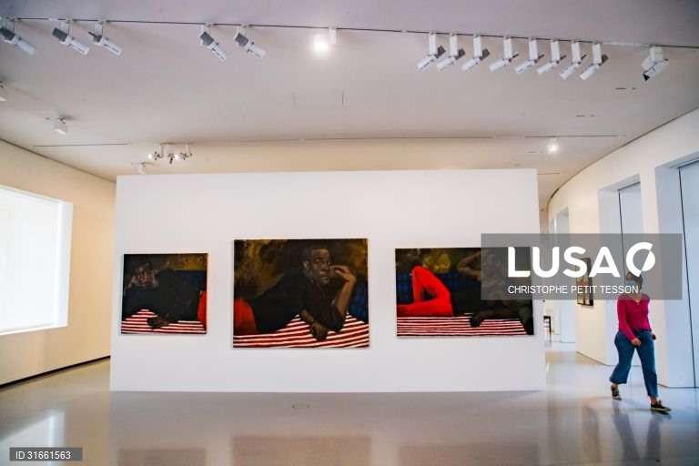 França: Exposição de arte contemporânea em Paris