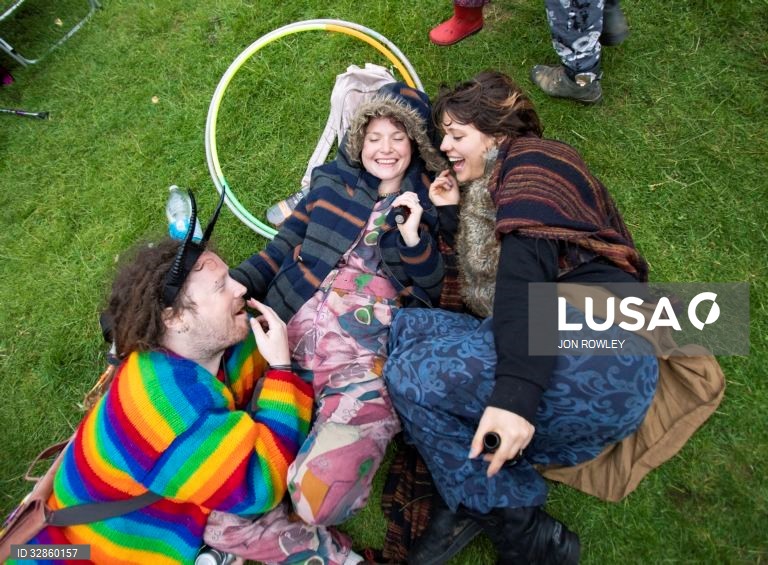 Solstício de verão em Glastonbury