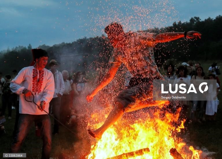Feriado pagão Ivana Kupala na Ucrânia