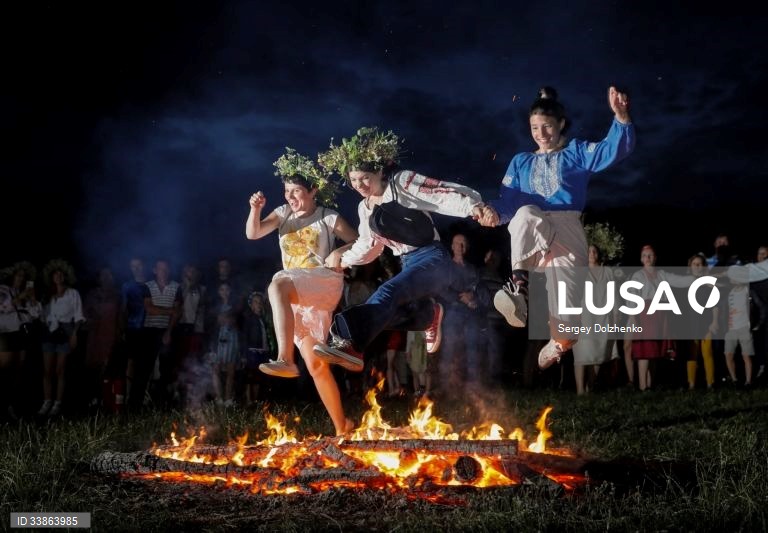 Feriado pagão Ivana Kupala na Ucrânia