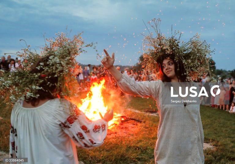 Feriado pagão Ivana Kupala na Ucrânia