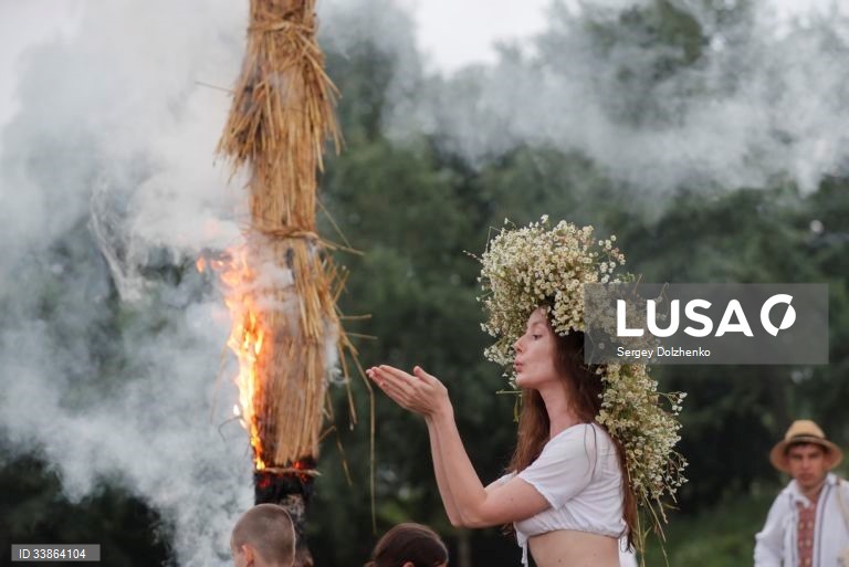 Feriado pagão Ivana Kupala na Ucrânia