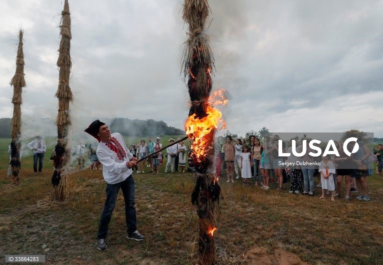 Feriado pagão Ivana Kupala na Ucrânia