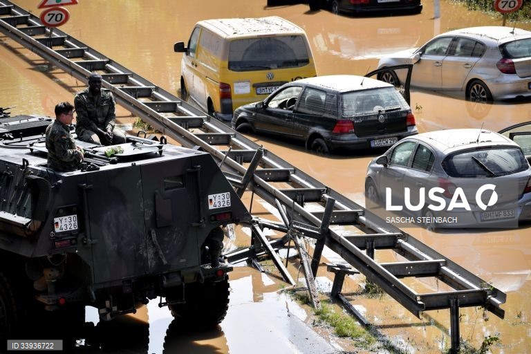 Cheias no norte da Europa