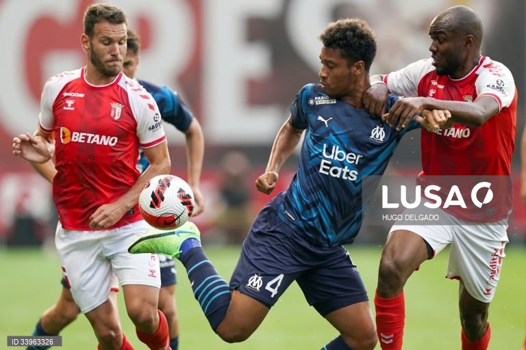 Sporting de Braga empata por 1-1 com o Marselha no Estádio Municipal de Braga