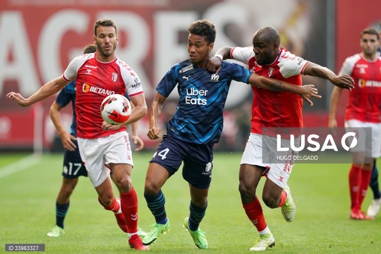 Sporting de Braga empata por 1-1 com o Marselha no Estádio Municipal de Braga